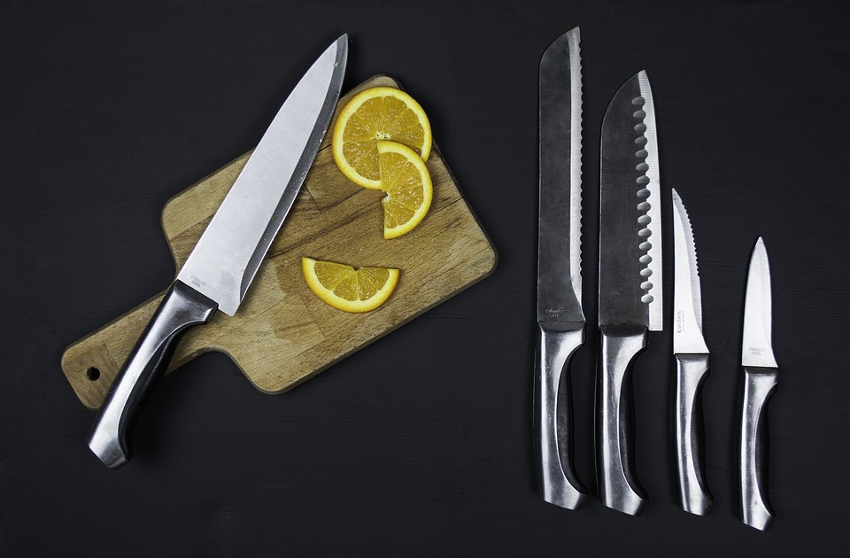 a set of knives